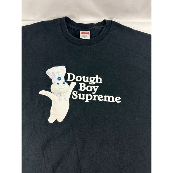 FW22 Supreme Doughboy black Tee L T-shirt Made in USA - Picture 4 of 6